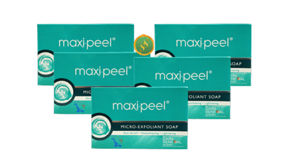 Maxi-Peel Micro-Exfoliant Skin Lightening &amp; Brightening Soap 125g